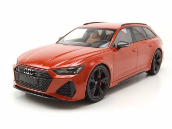 Minichamps Modellauto Audi RS6 Avant Kombi 2019 orange metallic Modellauto 1:18 Minichamps