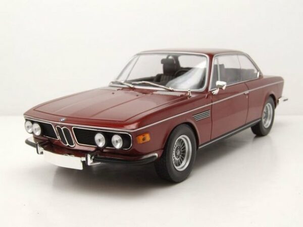 Minichamps Modellauto BMW 3.0 CSi E9 Coupe 1971 rot metallic Modellauto 1:18 Minichamps