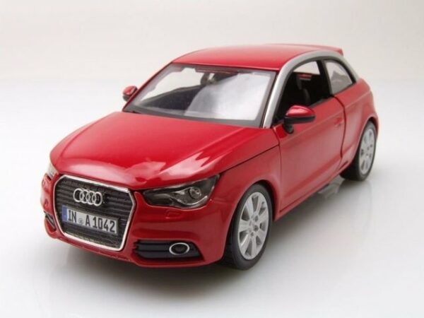 Bburago Modellauto Audi A1 2010 rot Modellauto 1:24 Bburago