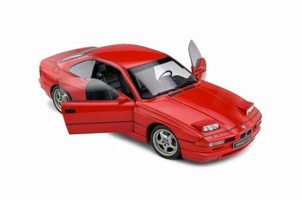 SIMBA Modellauto BMW 850 CSI E31 - Baujahr 1990 - Brilliant Rot Modellauto 1:18 Solido