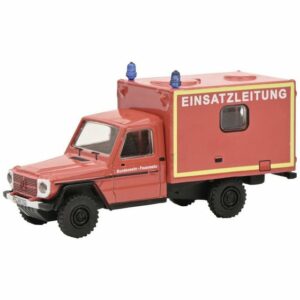 Schuco Modelleisenbahn-Straße H0 Mercedes Benz G Feuerwehr