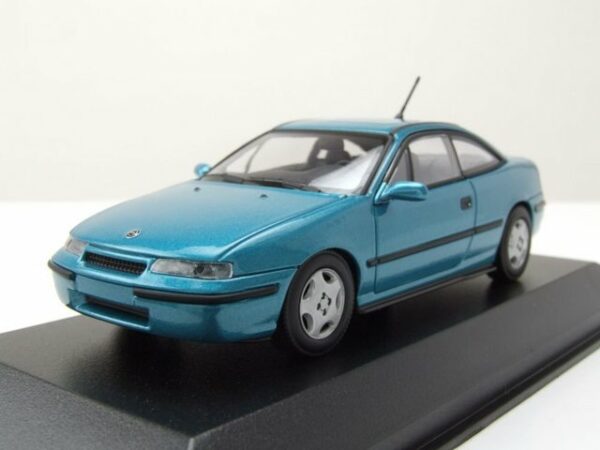 Maxichamps Modellauto Opel Calibra 1989 türkis metallic Modellauto 1:43 Maxichamps