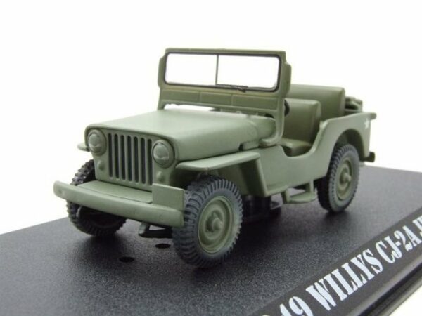 GREENLIGHT collectibles Modellauto Willys CJ-2A Jeep US Army 1949 olivgrün MASH Modellauto 1:43 Greenligh