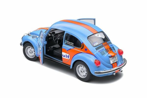 SIMBA Modellauto Sammlerauto VW Käfer 1303 Gulf - Modellauto 1:18 Solido