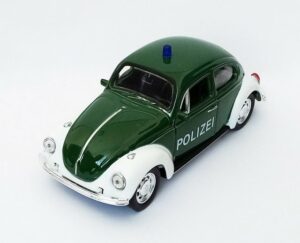 Welly Modellauto VOLKSWAGEN BEETLE Polizei Käfer VW 12cm Metall Modellauto Modell Auto Spielzeugauto 14