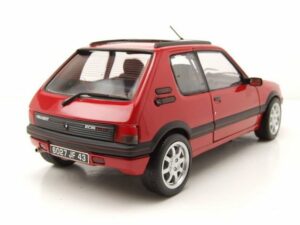 Norev Modellauto Peugeot 205 GTi 1.9 PTS-Felgen 1991 rot Modellauto 1:18 Norev