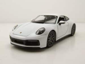 Welly Modellauto Porsche 911 (992) Carrera 4S 2019 weiß Modellauto 1:24 Welly