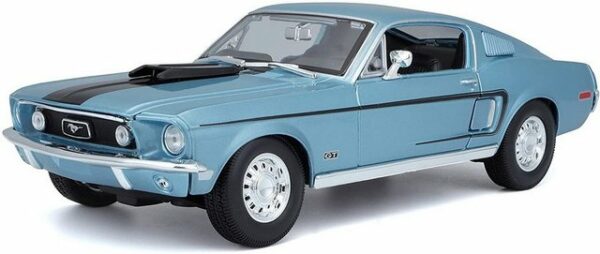 Maisto® Modellauto Ford Mustang GT Cobra Jet '68 (hellblau)