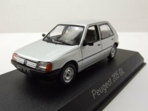 Norev Modellauto Peugeot 205 GL 1988 grau Modellauto 1:43 Norev