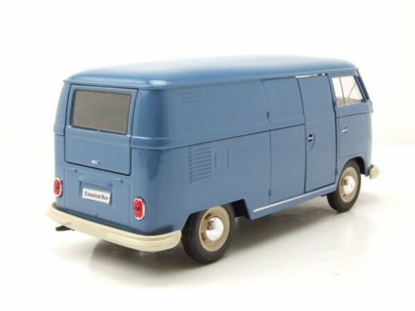 Welly Modellauto VW T1 Kastenwagen 1963 blau Modellauto 1:24 Welly