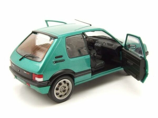 Solido Modellauto Peugeot 205 GTI Griffe 1992 grün Modellauto 1:18 Solido