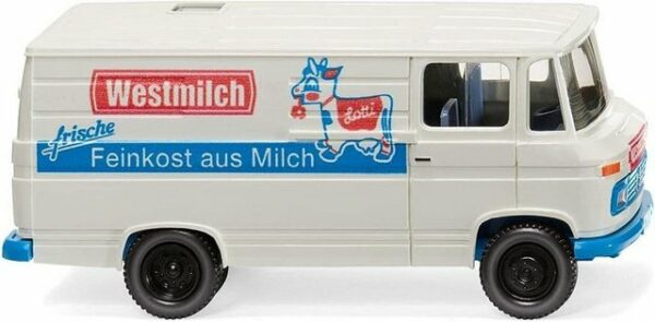 Wiking Modellauto Wiking 27058 MB L 406 Kastenwagen Westmilch 1:87