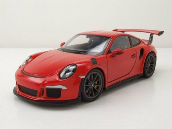 Welly Modellauto Porsche 911 (991) GT3 RS 2016 orangerot Modellauto 1:24 Welly