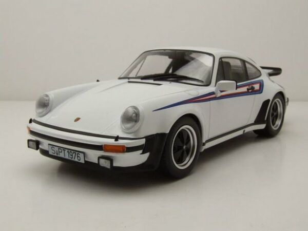 KK Scale Modellauto Porsche 911 930 Turbo 1976 weiß Modellauto 1:18 KK Scale