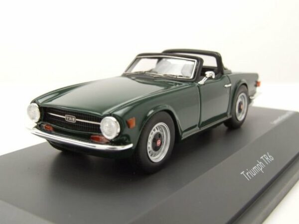 Schuco Modellauto Triumph TR6 offenes Surrey Top 1968 british racing green Modellauto