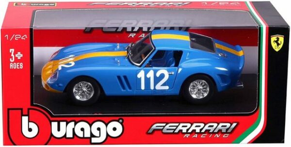 Bburago Modellauto Ferrari 250 GTO #112 (hellblau)