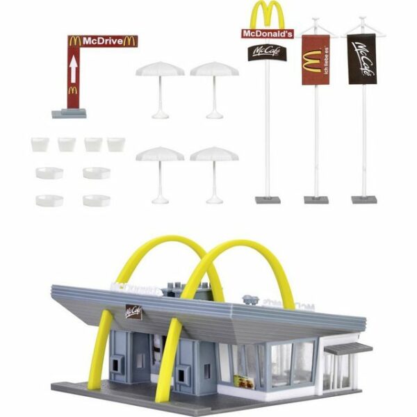 Vollmer Modelleisenbahn-Gebäude N McDonald´s Schnellrestaurant mit McDrive