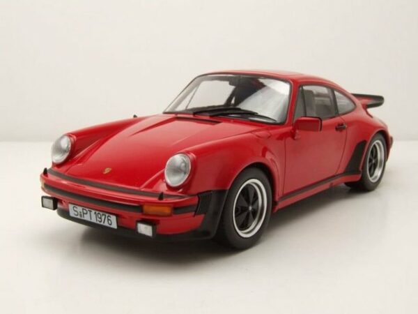 KK Scale Modellauto Porsche 911 930 Turbo 1976 rot Modellauto 1:18 KK Scale