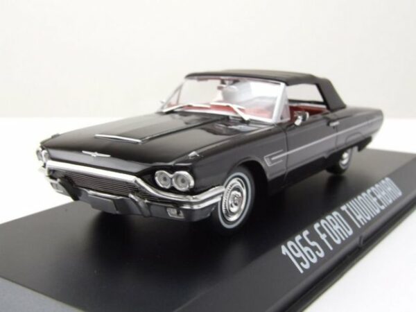 GREENLIGHT collectibles Modellauto Ford Thunderbird Convertible 1965 schwarz Modellauto 1:43 Greenlight