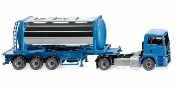 Wiking Modellauto Wiking 53605 Tankcontainersattelzug Swap