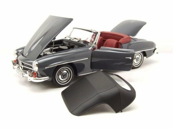 Norev Modellauto Mercedes 190 SL Cabrio 1957 grau Modellauto 1:18 Norev