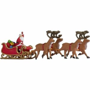 NOCH Modelleisenbahn-Figur H0 Weihnachtsmann mit Schlitten