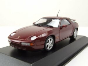 Maxichamps Modellauto Porsche 928 GTS 1991 rot metallic Modellauto 1:43 Maxichamps